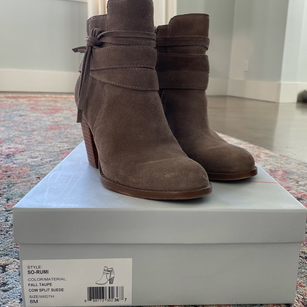 Sole Society suede boots